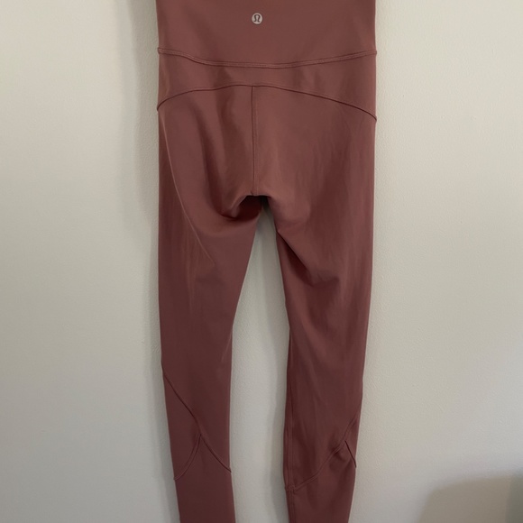 Lululemon In Movement Tight 25" *Everlux in Red Dust Size 4 - Picture 2 of 3